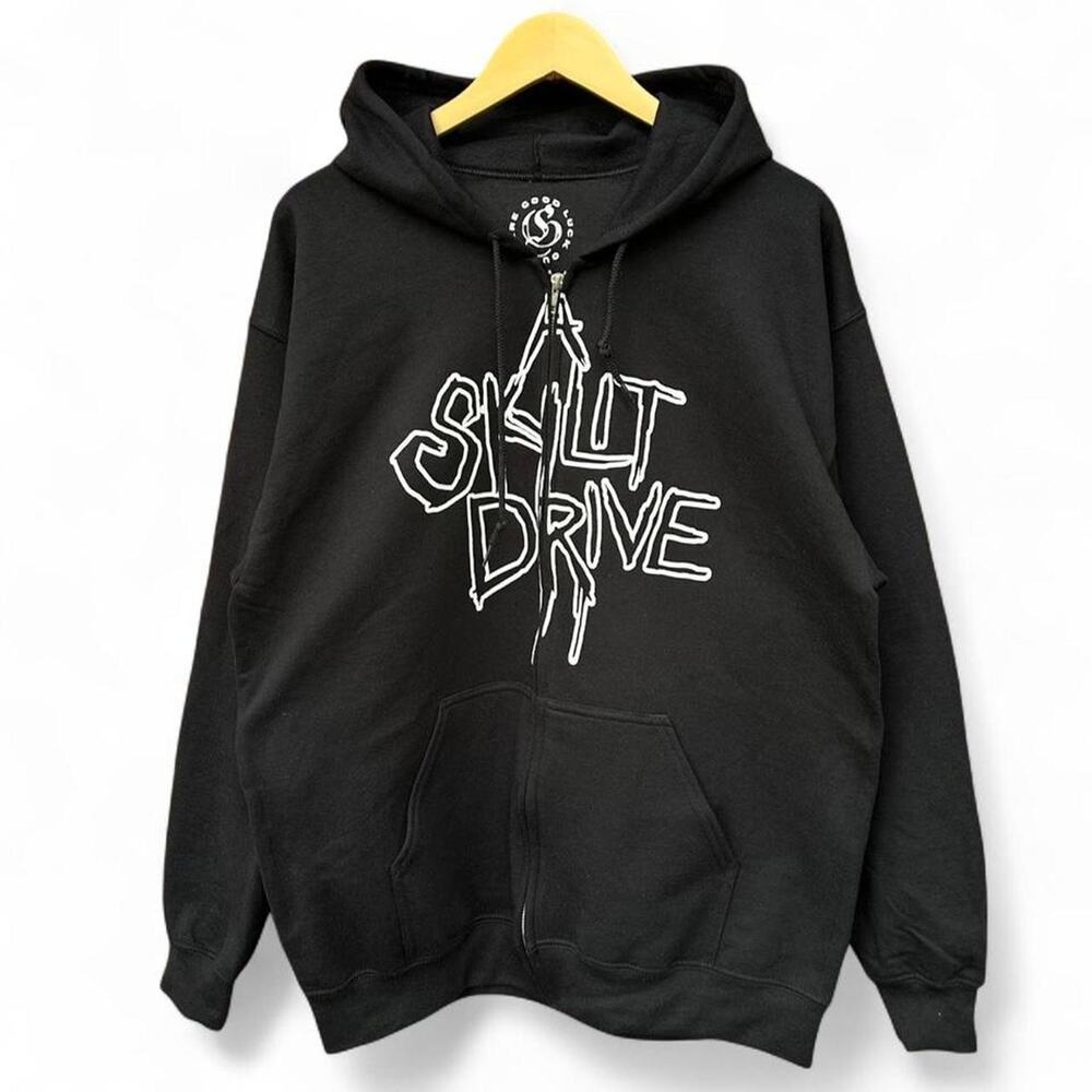 A skylit drive reprint on hanes  hoodie skate grunge emo band tee myspace
